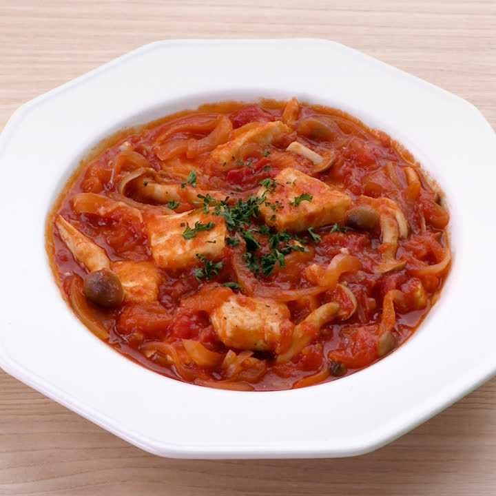 カジキマグロのトマト煮