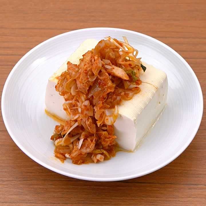 ツナキムチ冷奴