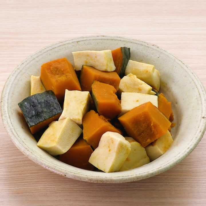 かぼちゃと高野豆腐の煮物