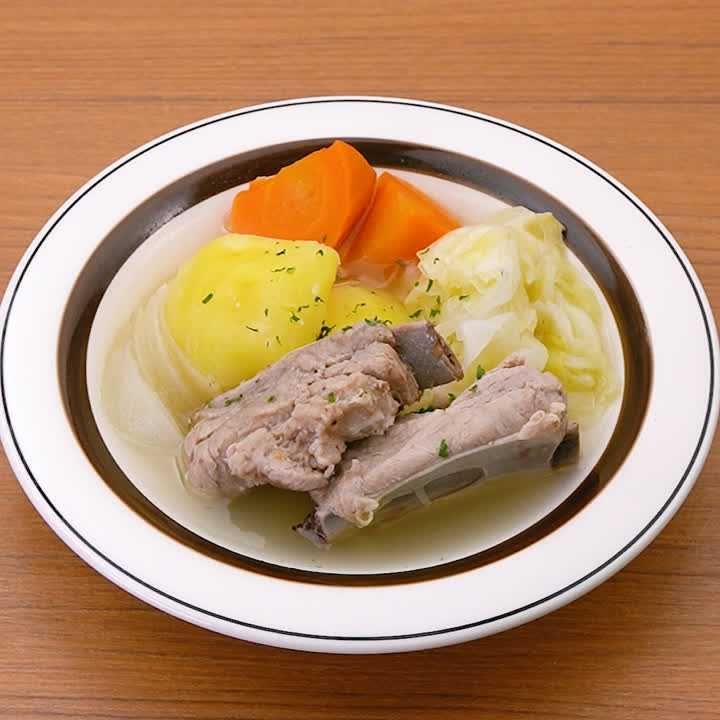 野菜たっぷりスペアリブポトフ