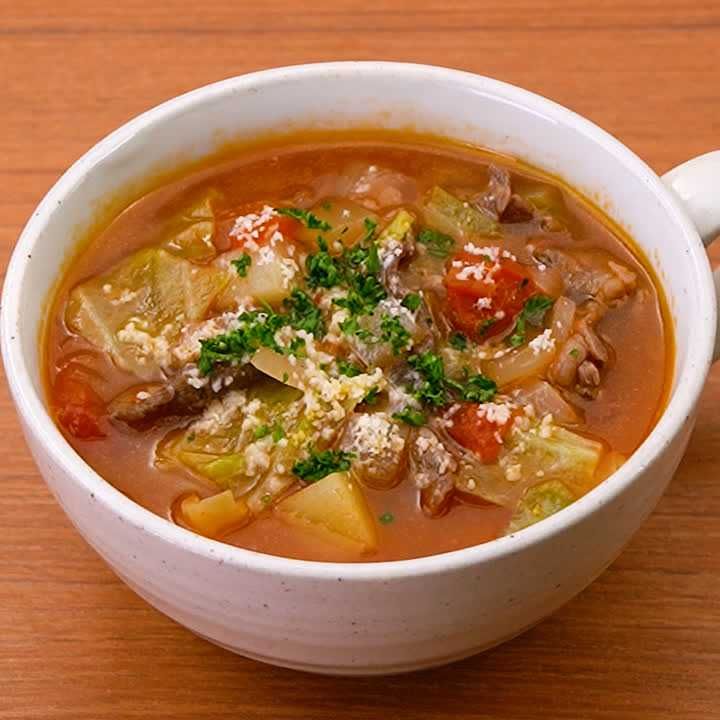 牛肉のミネストローネ