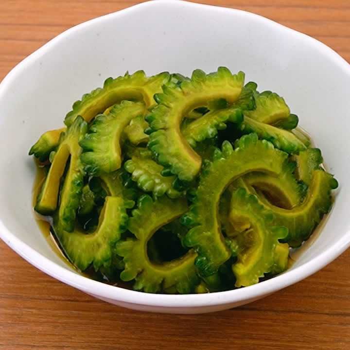 ゴーヤーの醤油漬け