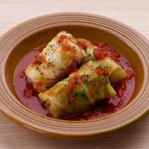 「コンビーフでロールキャベツ」のレシピ動画