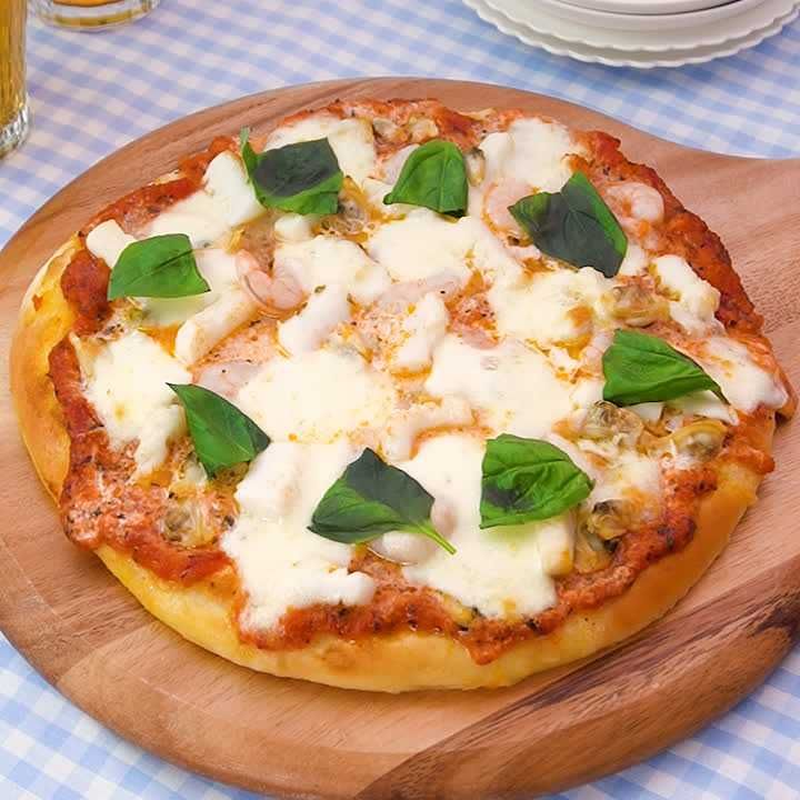 シーフードピザ