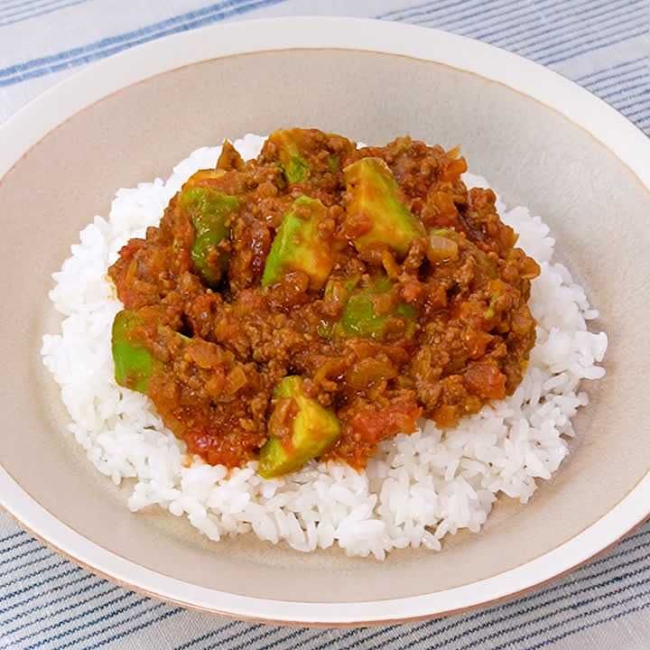 アボカドキーマカレー