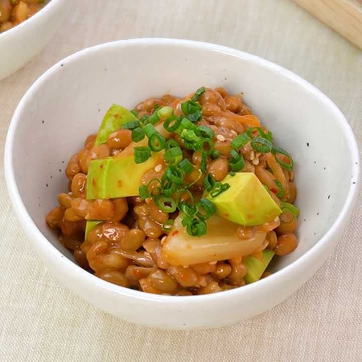 アボカド納豆キムチ