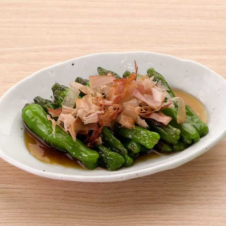 ししとうの焼きびたし