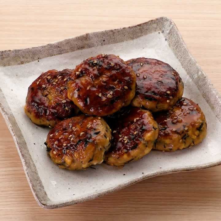 ひじき入り甘辛つくね