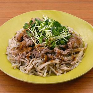 牛肉ともやしのレンジ蒸し