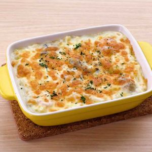 牡蠣入りエビグラタン