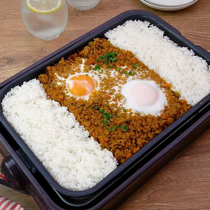 テーブルを囲ってわいわい楽しく♪ ホットプレートでドライ