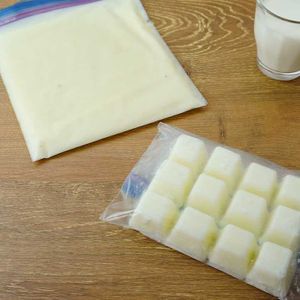 「牛乳の冷凍保存方法」のレシピ動画