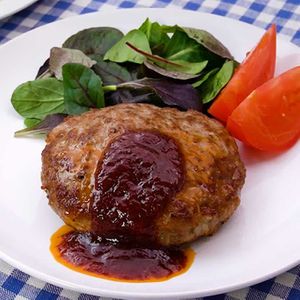 片栗粉で作るハンバーグ