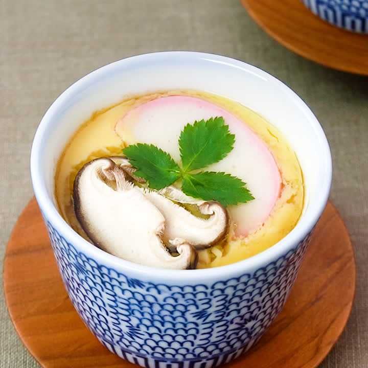 鶏もも肉の茶碗蒸し
