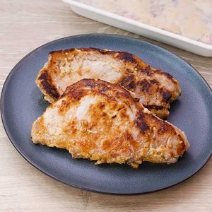 下味冷凍 豚ロースの粕漬け焼き