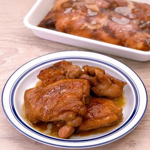 下味冷凍 鶏もも肉のハニージンジャー焼き