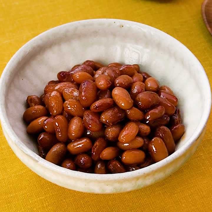 圧力鍋で作る金時豆の甘煮