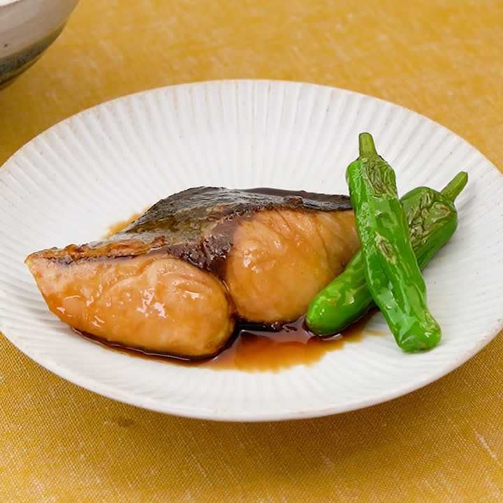 ヒラマサの照り焼き
