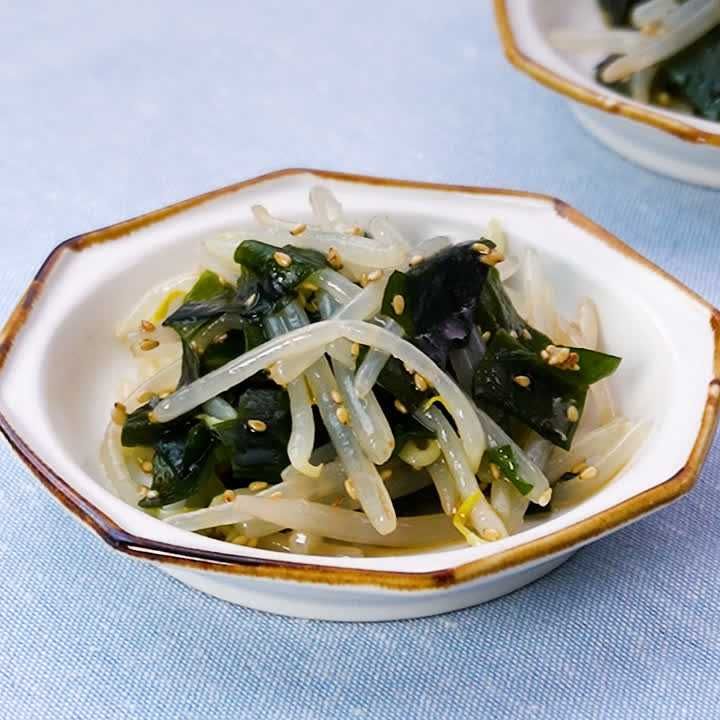 もやしとわかめのナムル