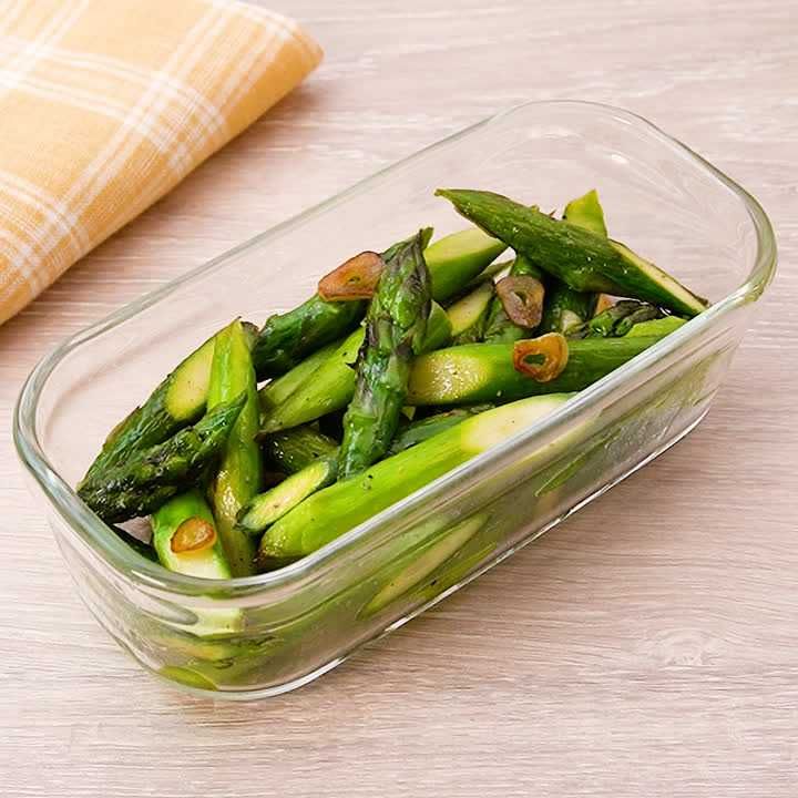 アスパラのガーリック炒め