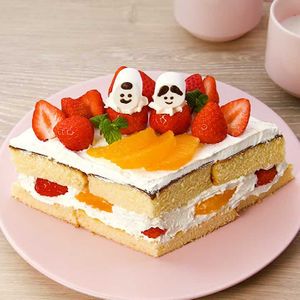 「菱餅風ひなまつりケーキ」のレシピ動画