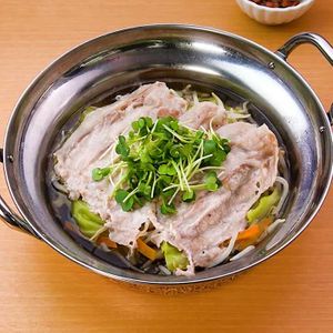 カット野菜の蒸ししゃぶ