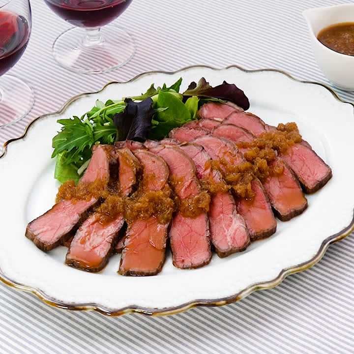 低温調理器で作るローストビーフ
