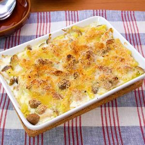 「濃厚マカロニグラタン」のレシピ動画