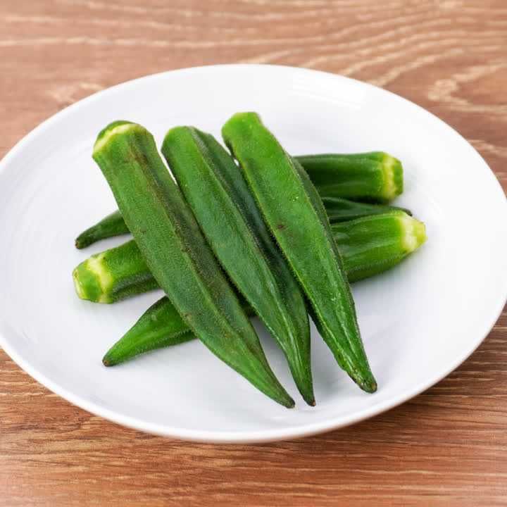 オクラのゆで方(レンジ)