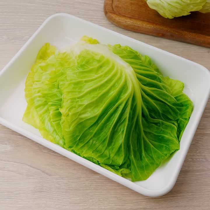キャベツの下ゆで