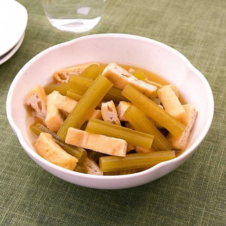 ふきと油揚げの煮物