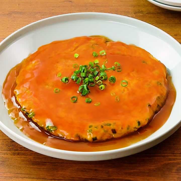 ケチャップあんかけかに玉