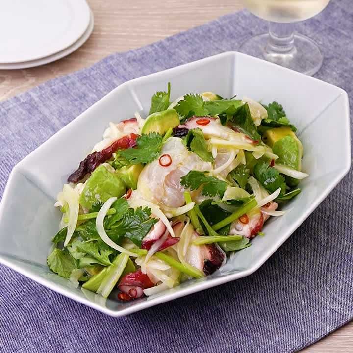 魚介のセビーチェ