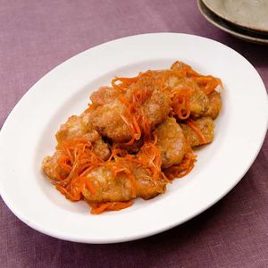「鍋包肉(グオバオロー)」のレシピ動画