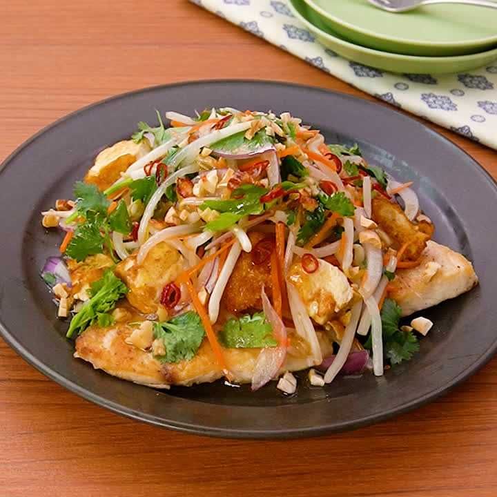 メカジキのエスニックサラダ