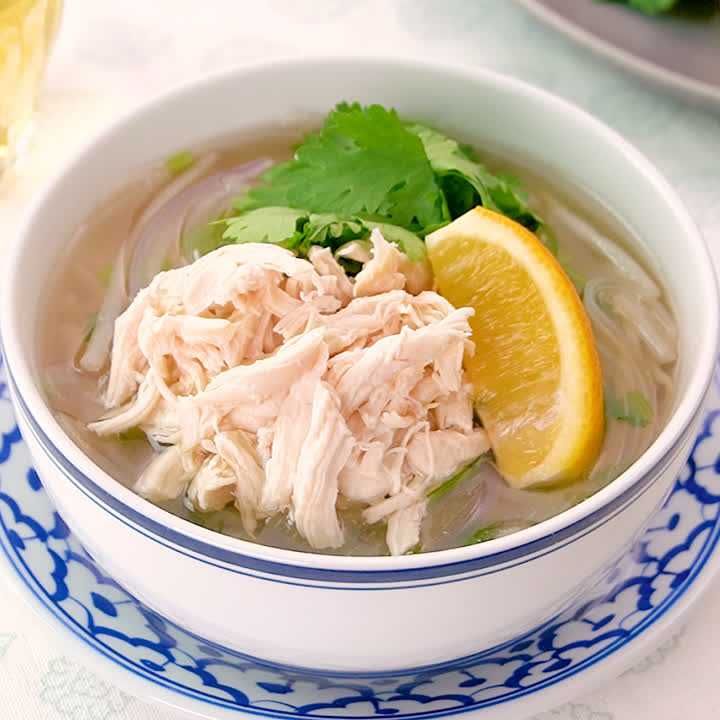 ささみのエスニックスープかけごはん
