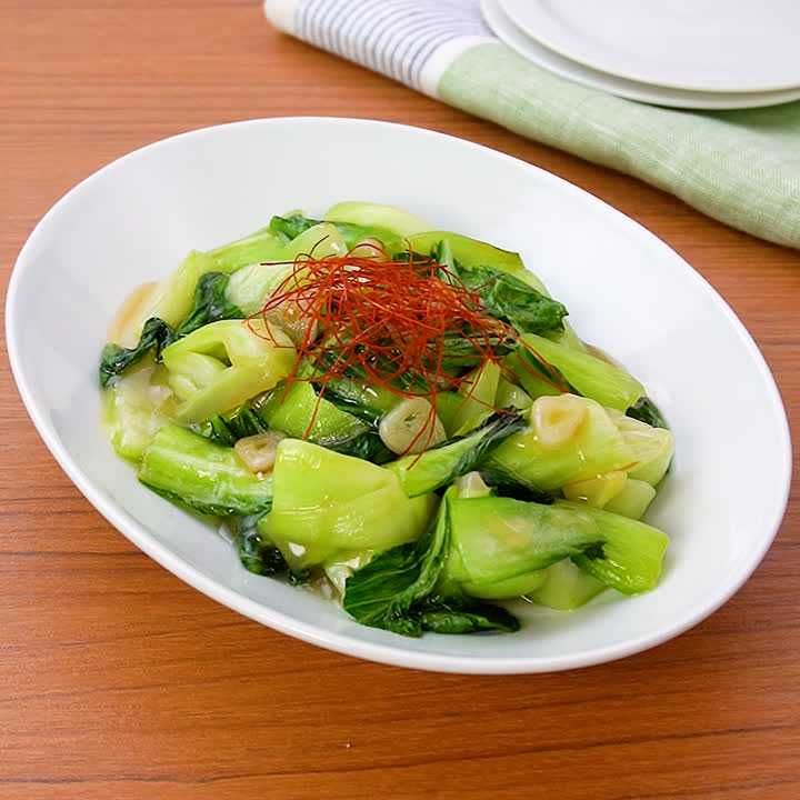 青梗菜の中華炒め