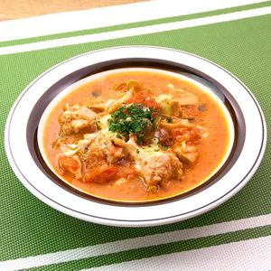 「チキンのトマトクリーム煮」のレシピ動画