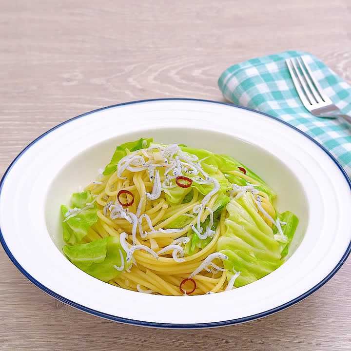しらすと春キャベツのパスタ