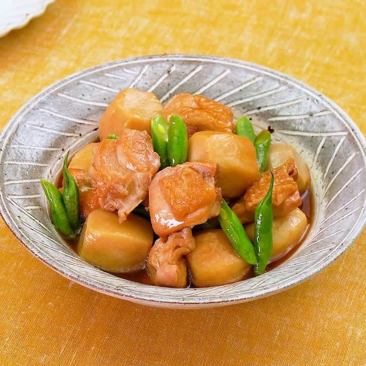 里芋と鶏肉の甘辛煮