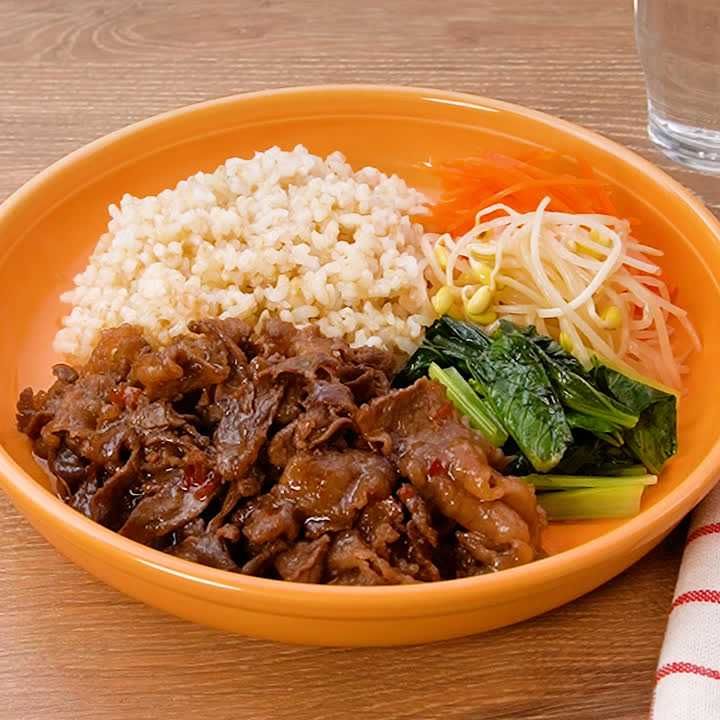 ビビンバ風焼肉ごはん