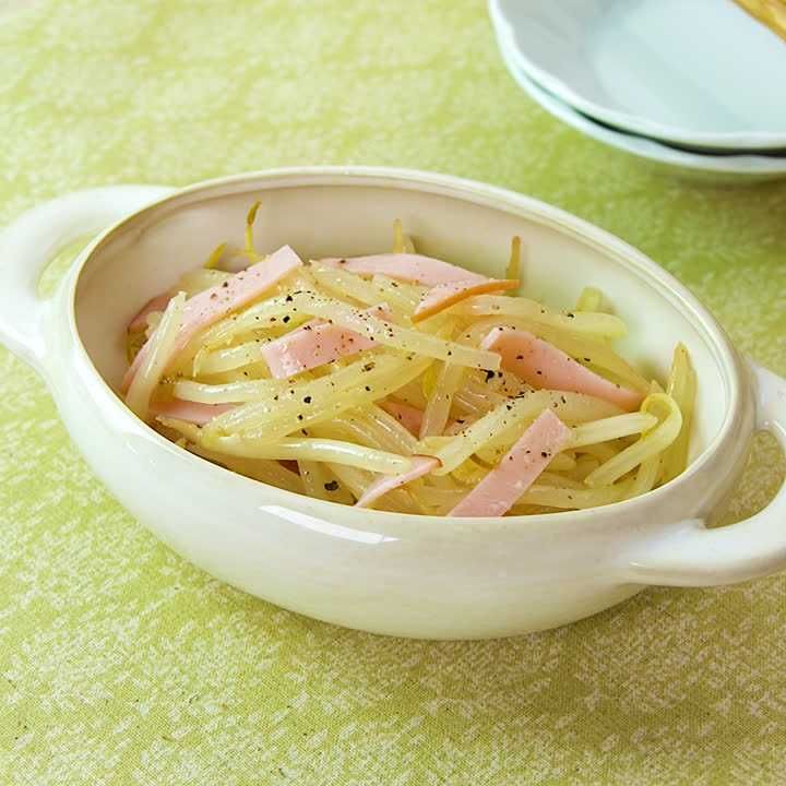 もやしとハムの洋風ナムル