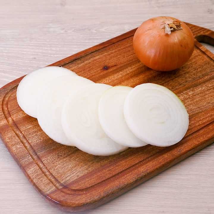 玉ねぎの輪切り