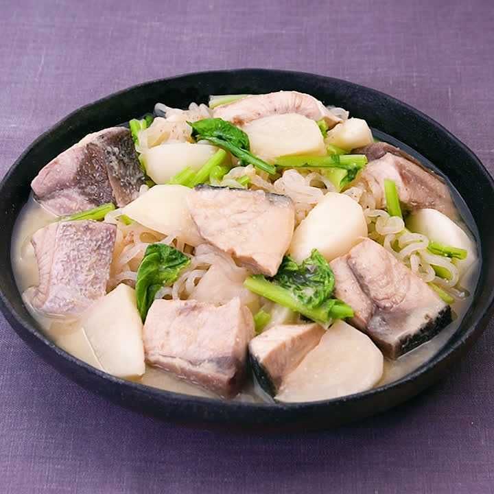 ブリとかぶの生姜みそ煮