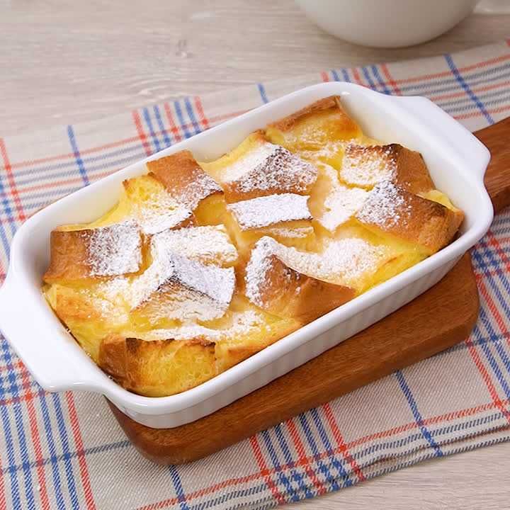 カリふわ食感♪ パンプディングのレシピ動画・作り方 | デリッシュキッチン