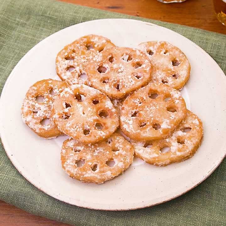 れんこんのにんにく醤油揚げ