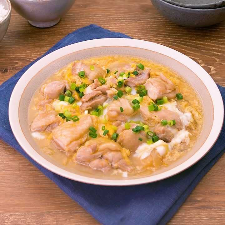 鶏もも肉の親子煮