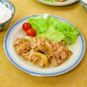 「豚バラ肉と玉ねぎのポン酢炒め」のレシピ動画