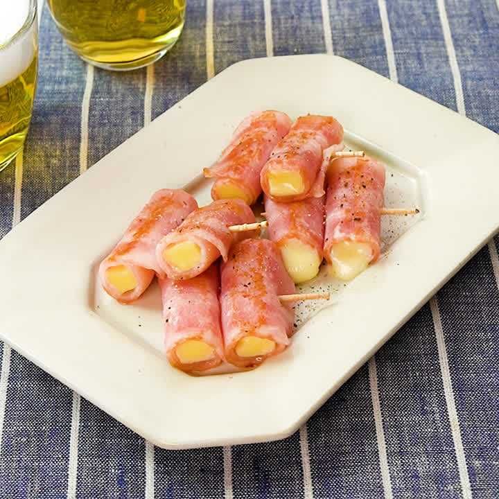 ベーコンのチーズ巻き