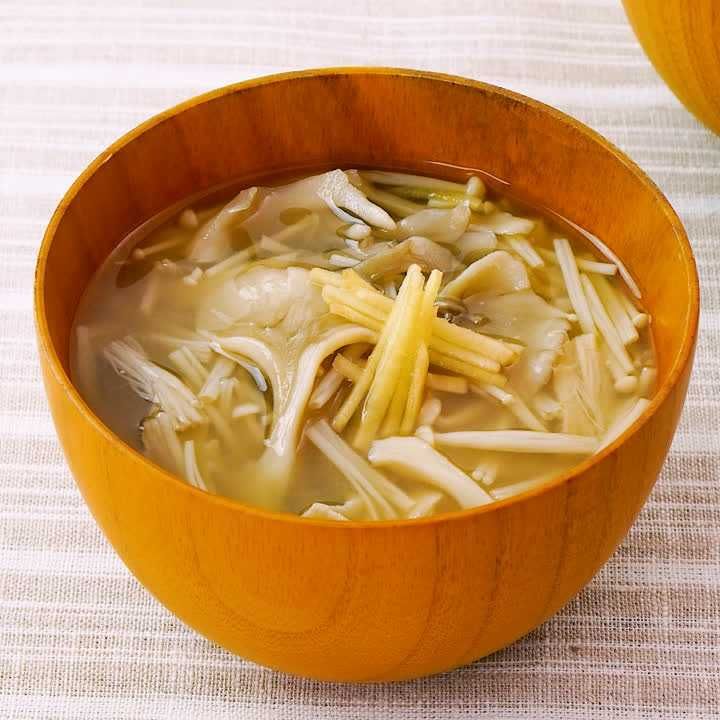 きのこ生姜味噌汁